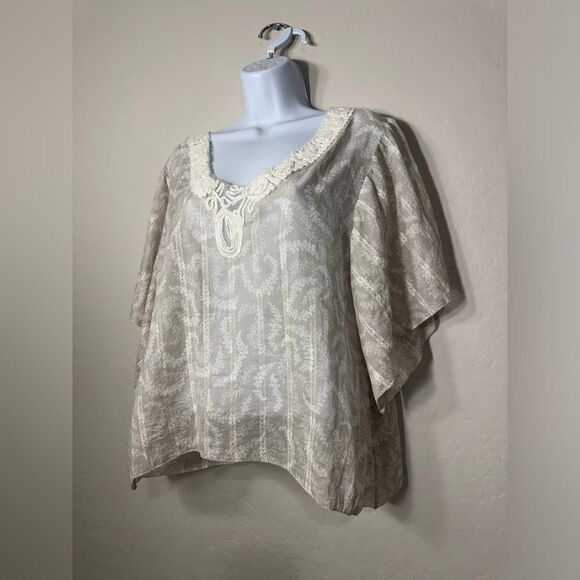 ANTHROPOLOGIE HD in Paris  Solstice Breeze Tunic Top 6 - Picture 2 of 8